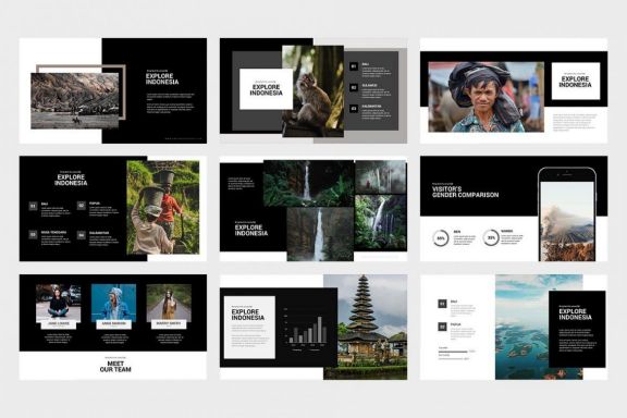 Explore Indonesia Powerpoint Template