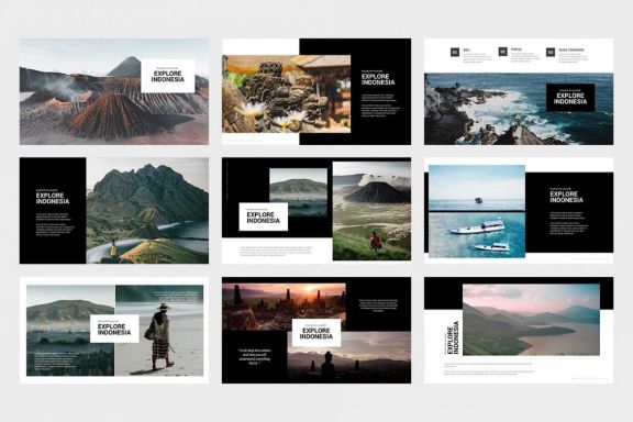 Explore Indonesia Powerpoint Template