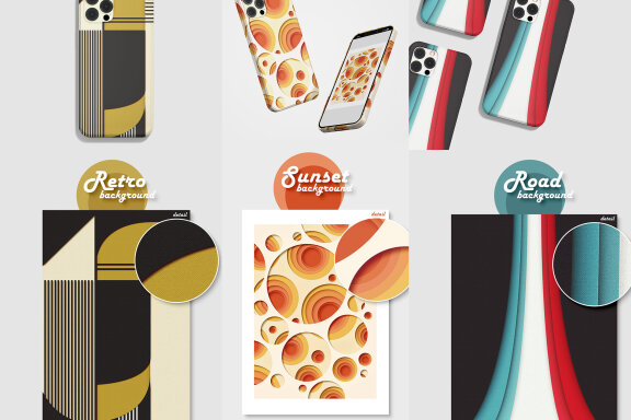 70s Retro Abstract Designs