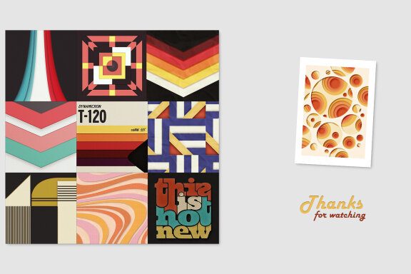 70s Retro Abstract Designs