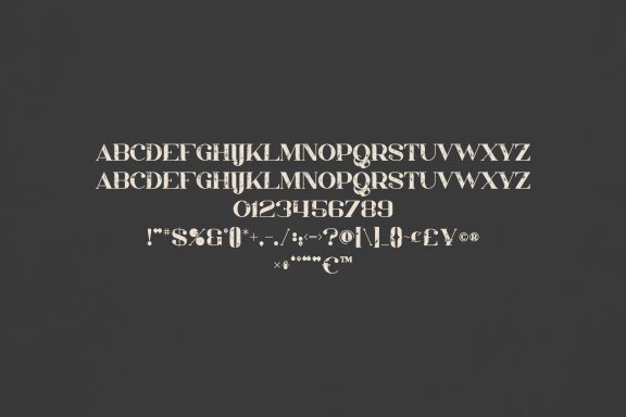 Rhys creative font
