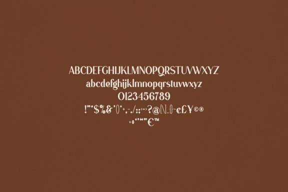 Riona creative font
