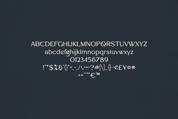 Talulla creative font