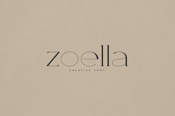 Zoella creative font
