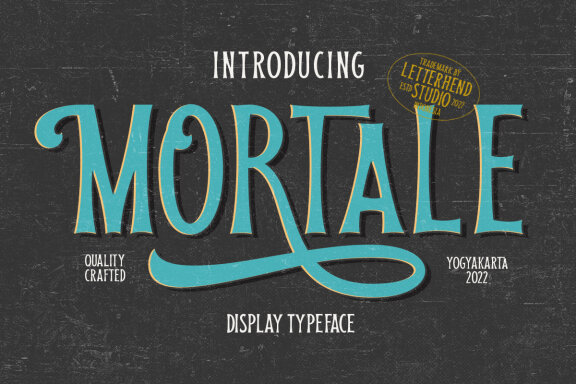 Mortale - Display Font