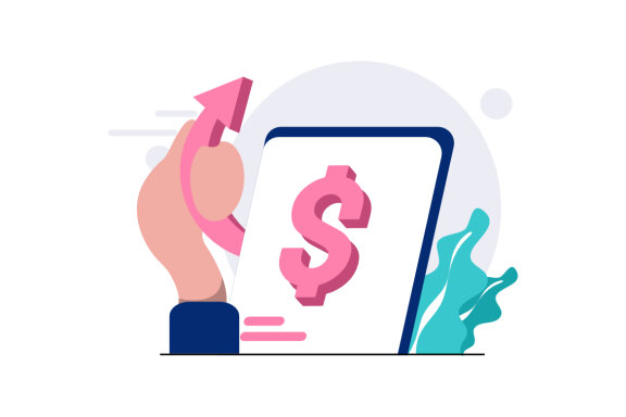 Financial Accounting flat illustration