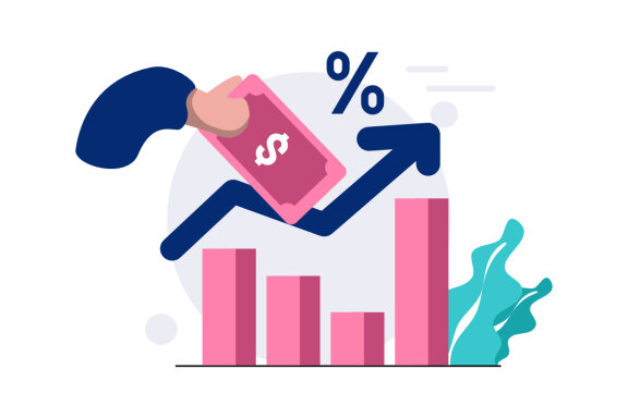 Financial Accounting flat illustration