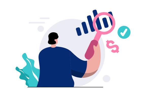 Financial Accounting flat illustration