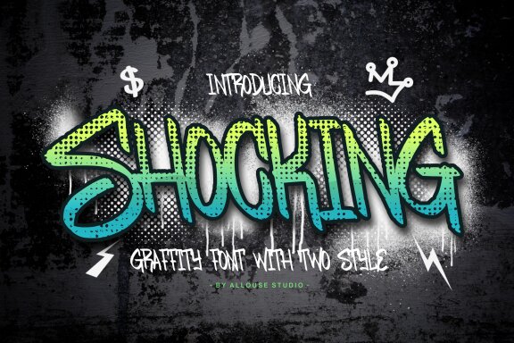 Shocking Graffity Font