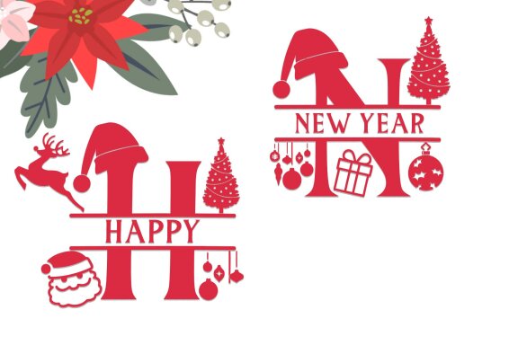 Welcome Christmas Monogram
