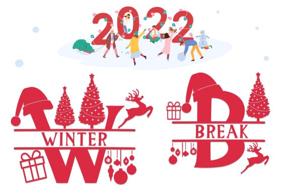 Welcome Christmas Monogram