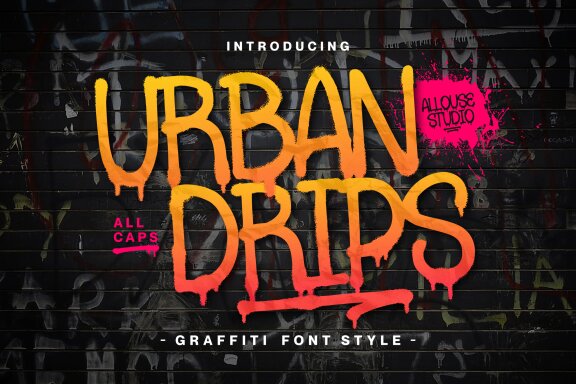 Urbandrips Graffity Font