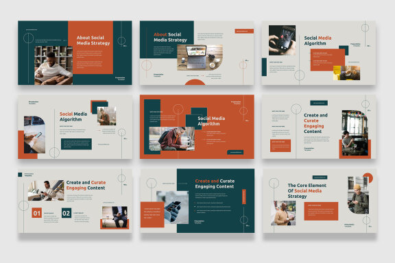 Social Media Strategy PowerPoint Template
