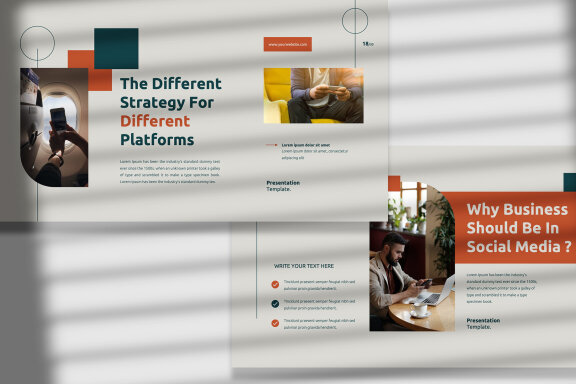 Social Media Strategy PowerPoint Template
