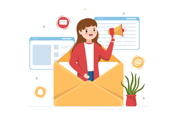 14 Email Marketing Service Illustration