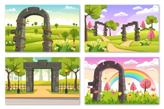 12 Portal Garden Illustration