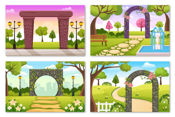 12 Portal Garden Illustration