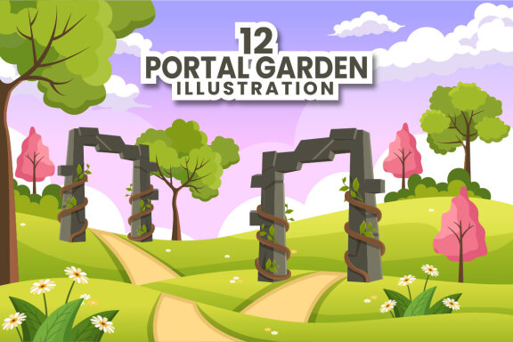 12 Portal Garden Illustration
