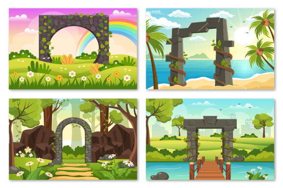 12 Portal Garden Illustration
