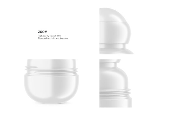 Plastic Roll-On Bottle - PSD Mockup