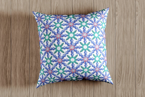 Christmas Decor on Watercolor Patterns