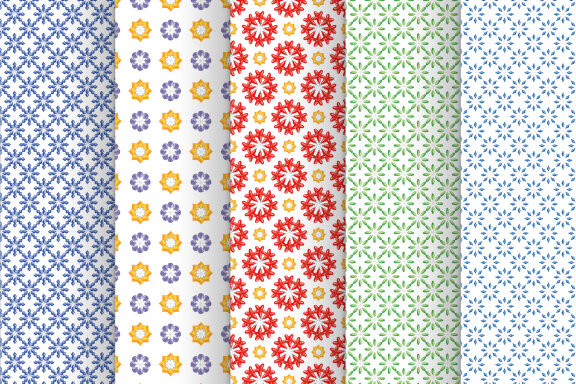 Watercolor Patterns Christmas Toys