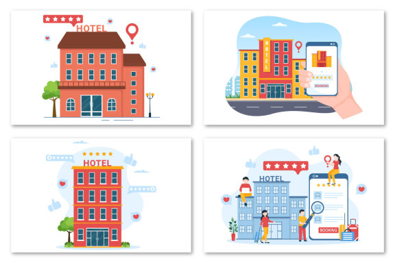 13 Hotel Review Illustration