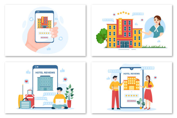 13 Hotel Review Illustration