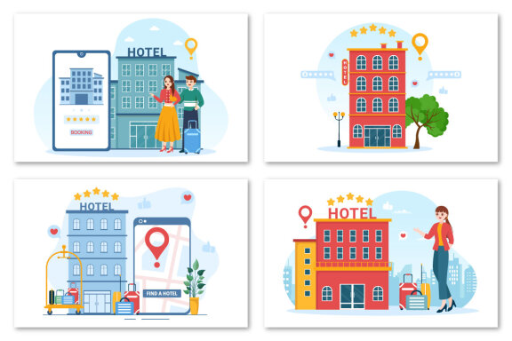 13 Hotel Review Illustration