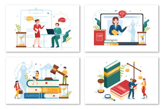 16 Law Firm Services Illustration
