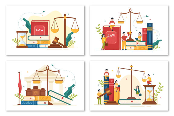 16 Law Firm Services Illustration