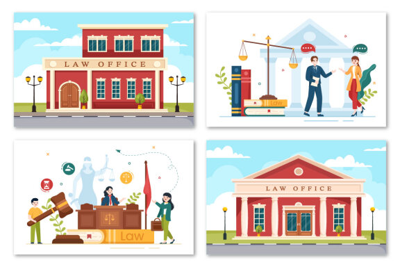 16 Law Firm Services Illustration