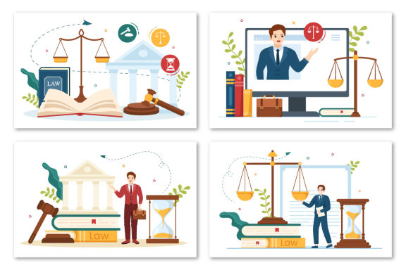 16 Law Firm Services Illustration