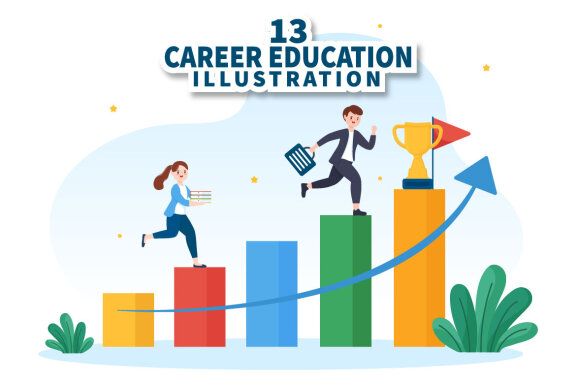 13 Career Education Illustration