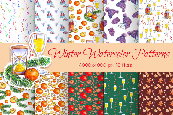 Winter&Christmas Patterns Bundle