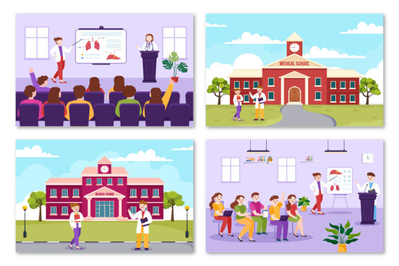 15 Medical School Illustration