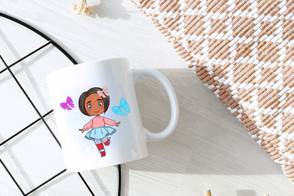 Little cardboard girls, fantasy, custom portrait
