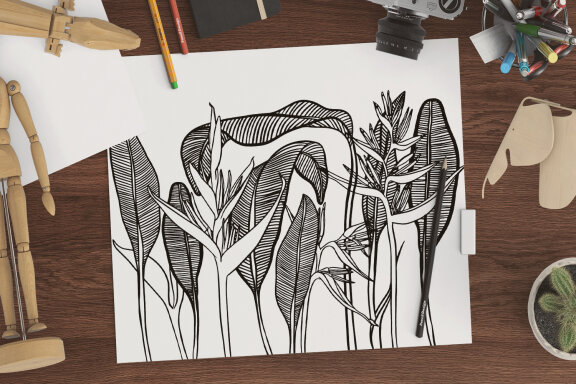 Tropics Coloring Pages