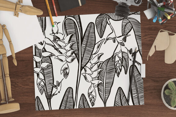 Tropics Coloring Pages
