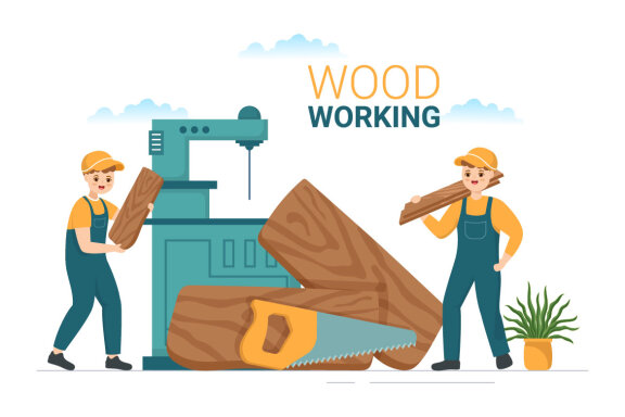 14 Woodworking Illustration