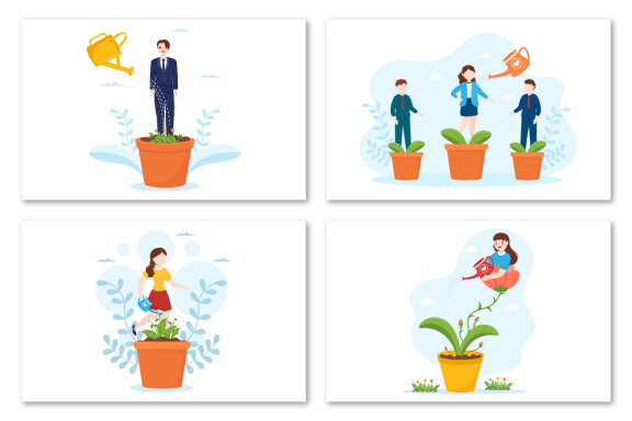 11 Personal Development Illustration