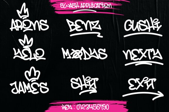 Street Rats - Realistic Monoline Graffiti