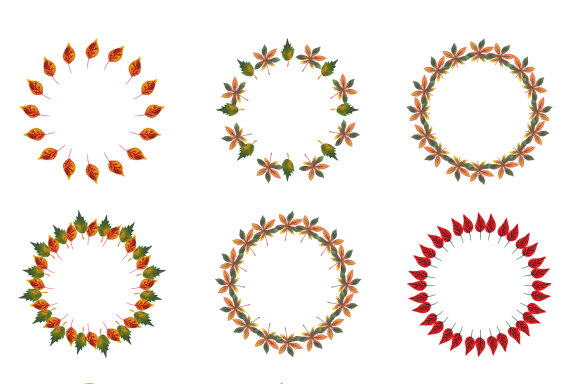 Watercolor Cliparts Autumn Leaves