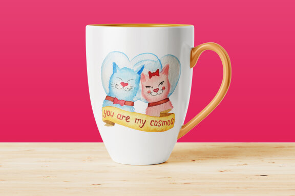 Valentine's Day Watercolor Cliparts