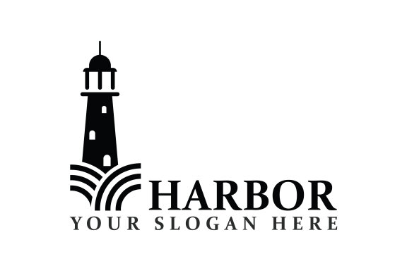 Lighthouse icon logo and vector illustration beacon tower design