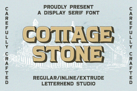 Cottage Stone - Display Serif Font