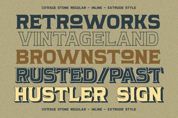Cottage Stone - Display Serif Font