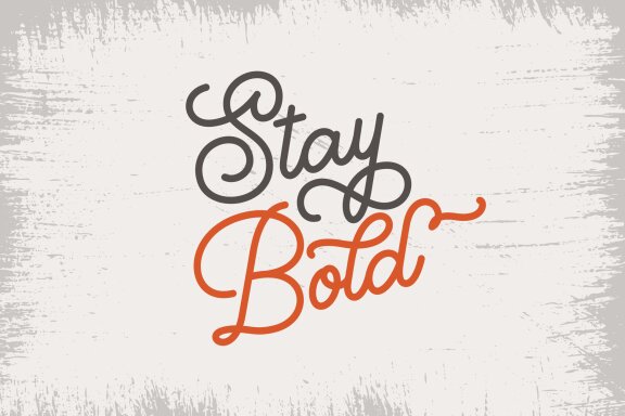 Daylane - Monoline Script Font