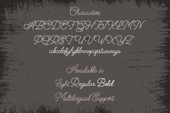 Daylane - Monoline Script Font