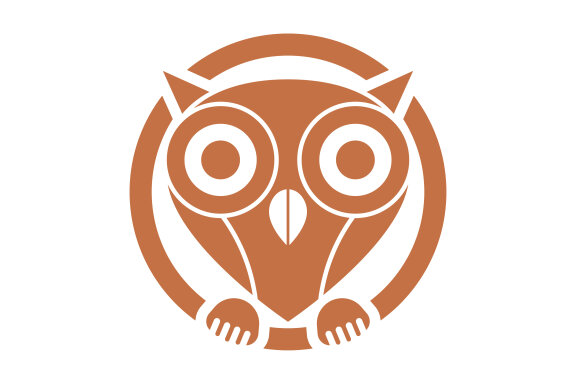 Owl logo icon design animal and simple business abstract vector